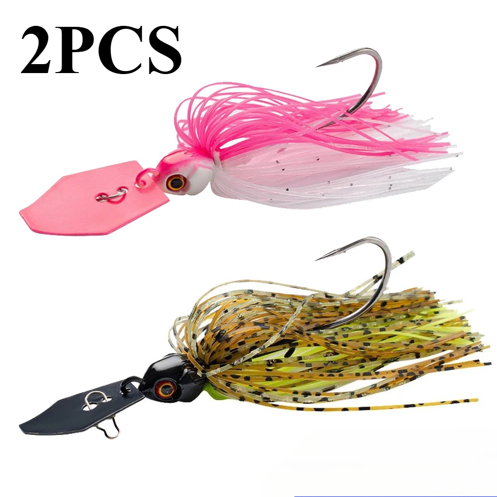Fishing Hook Weedless - قطعتان من طُعم السبينر بوزن 7