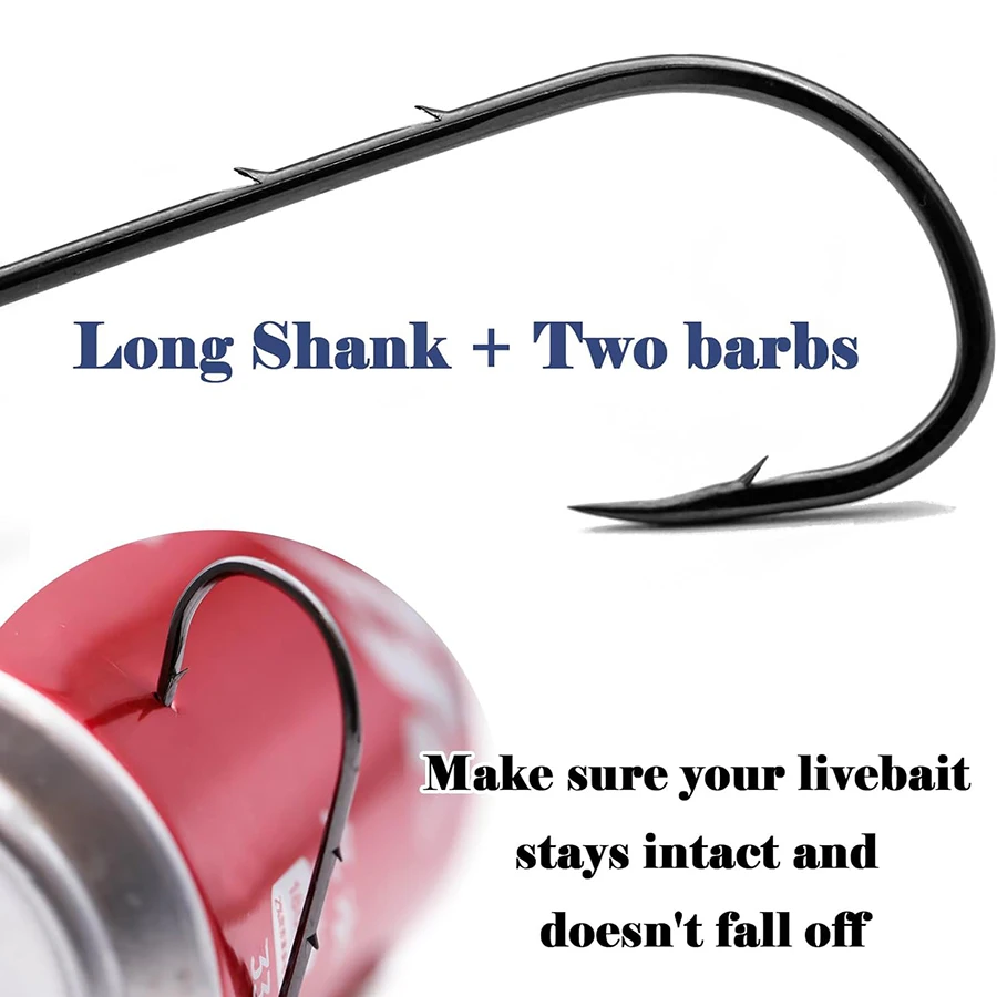 خطاف طعوم من الفولاذ عالي الكر - مراجعة Fishing Hook Assortment وسعره