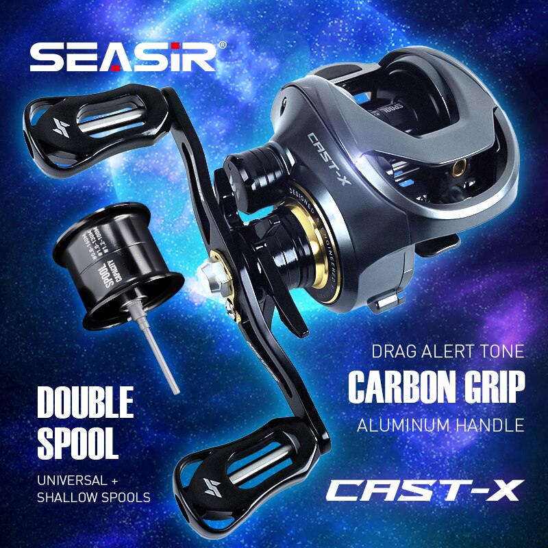 بكرة صيد الطعم SEASIR Cast-X 7 - مراجعة Abu Garcia Reel Max وسعره