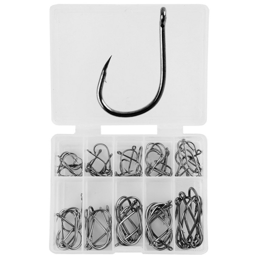 70 قطعة/صندوق الصيد السنانير م - مراجعة Fishing Hook Circle وسعره