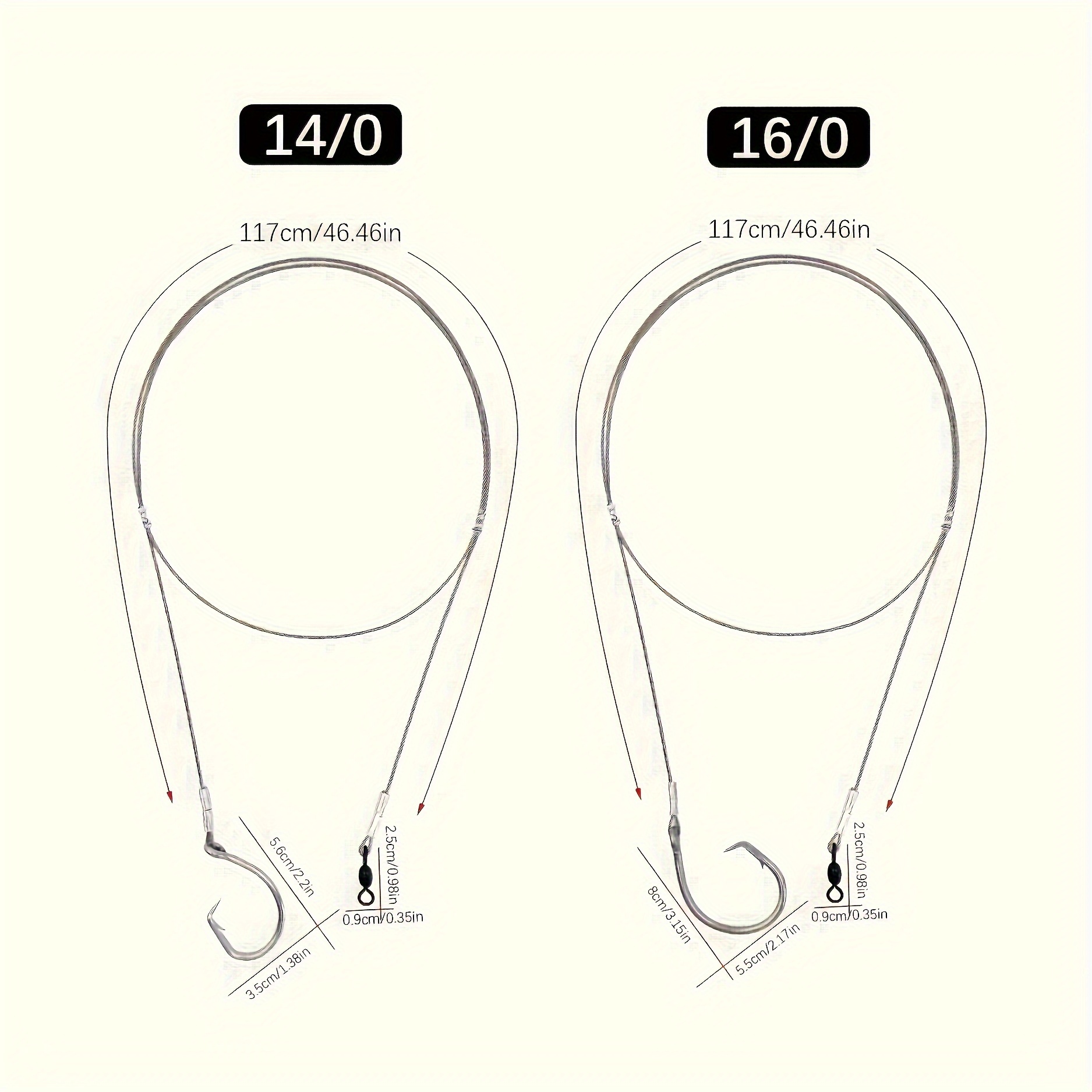 خطافات صيد من أسلاك الفولاذ ال - مراجعة Fishing Hook Circle وسعره