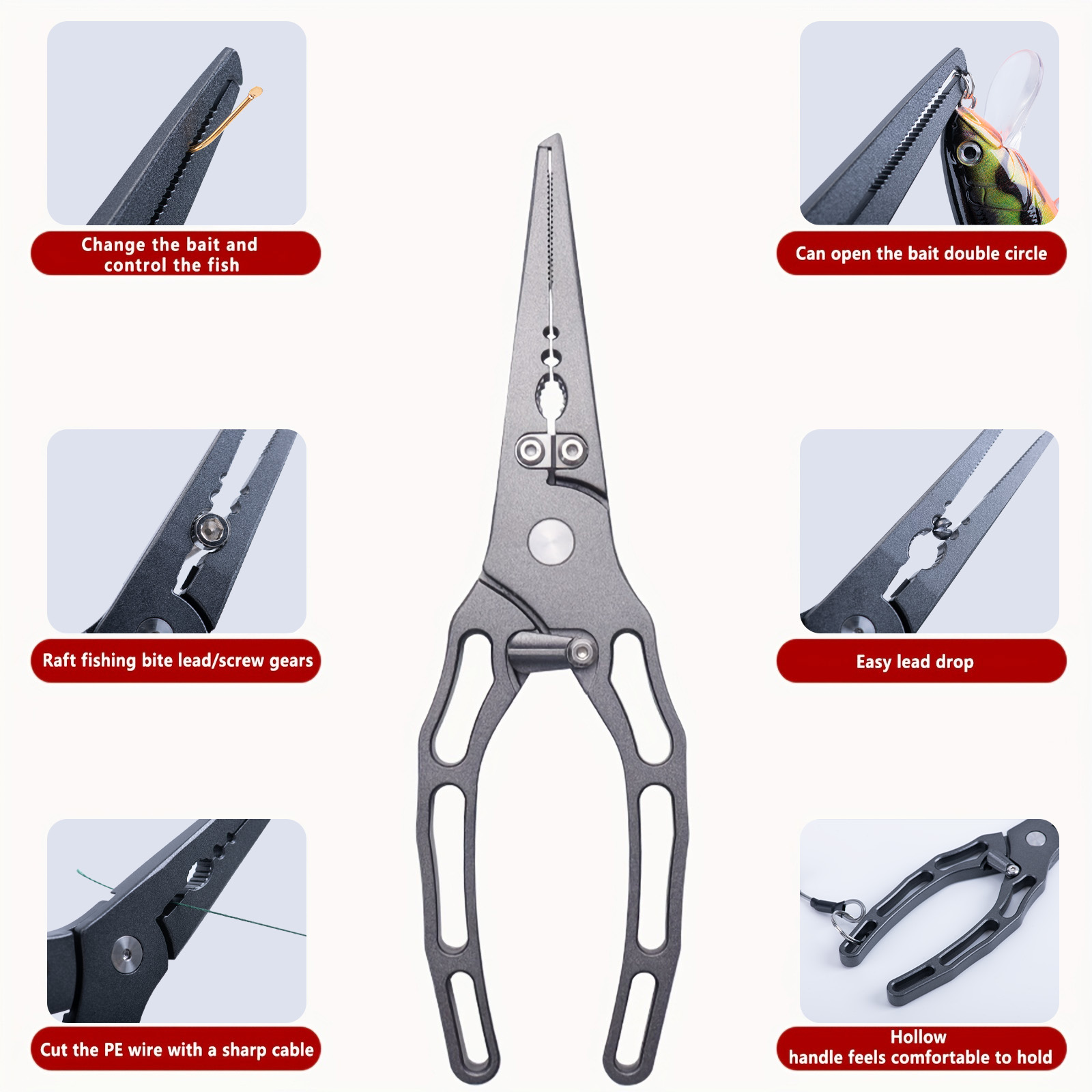 طقم كماشة صيد السمك وملقط الأس - مراجعة Fishing Hook Sharpener وسعره